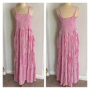 Raviya striped dress with pockets